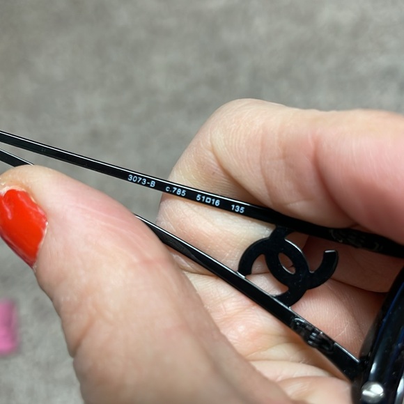 Chanel diamond double c logo glasses in excellent condition - Picture 5 of 12